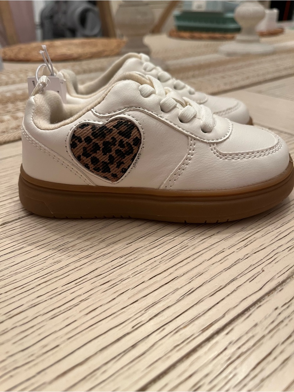 Old Navy toddler size 7. New with tags. Cream Kids Sneakers